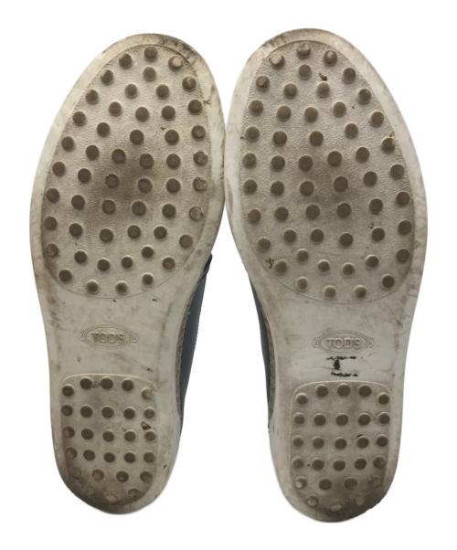 TOD'S（トッズ）TOD'S (トッズ) エスパドリーユレザースリッポン ブラック サイズ: 35 1/2の古着・服飾アイテム