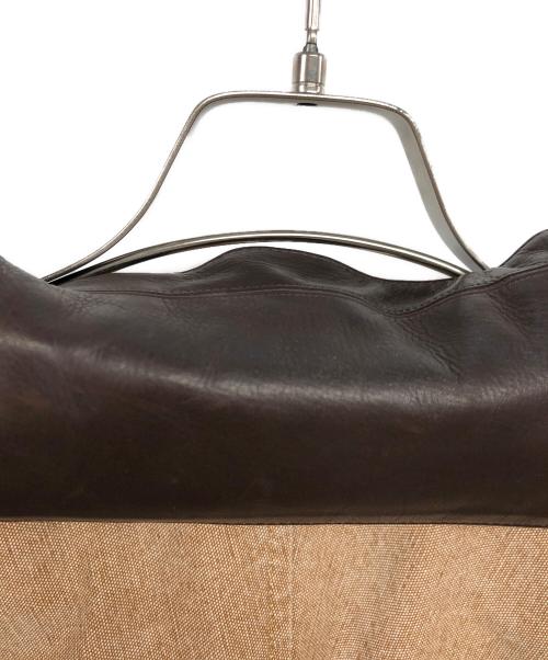 AURALEE（オーラリー）AURALEE (オーラリー) WASHED ORGANIC CANVAS HUNTING BLOUSON ブラウン×ベージュ サイズ:5の古着・服飾アイテム