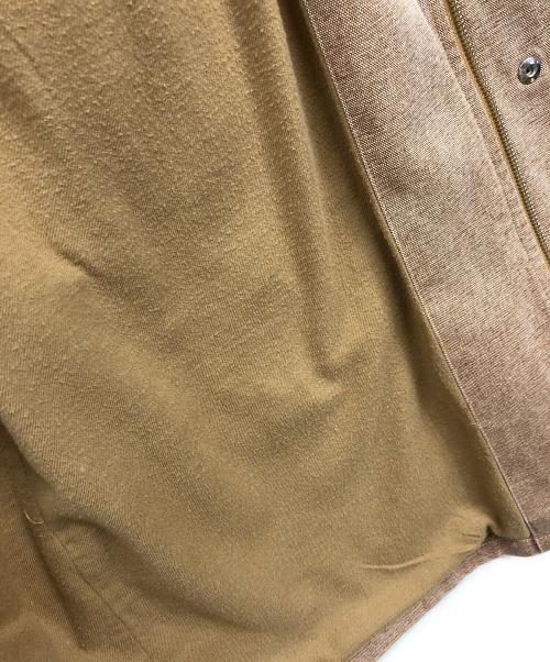 AURALEE（オーラリー）AURALEE (オーラリー) WASHED ORGANIC CANVAS HUNTING BLOUSON ブラウン×ベージュ サイズ:5の古着・服飾アイテム