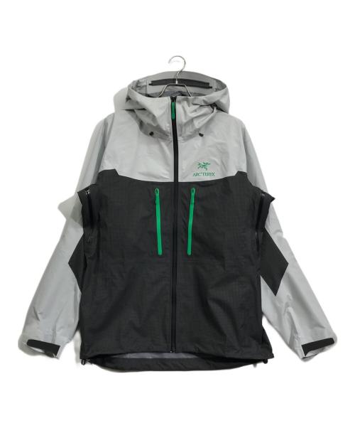 ARC'TERYX（アークテリクス）ARC'TERYX (アークテリクス) ALPHA JACKET M ブラック/ソリチュード/ジャングル サイズ:Lの古着・服飾アイテム