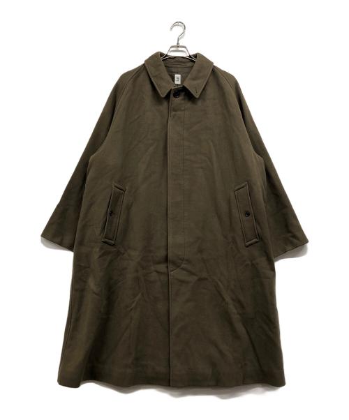 LE（エルイー）LE (エルイー) WOOL Balcollar Coat カーキ サイズ:3の古着・服飾アイテム