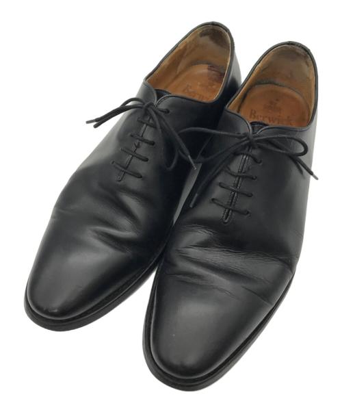 berwick（バーウィック）berwick (バーウィック) プレーントゥシューズ ブラック サイズ:9の古着・服飾アイテム