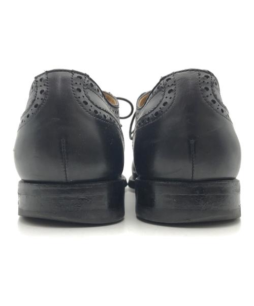 berwick（バーウィック）berwick (バーウィック) メダリオンシューズ ブラック サイズ:8 1/2の古着・服飾アイテム