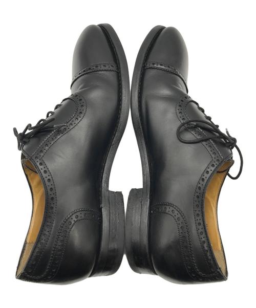 berwick（バーウィック）berwick (バーウィック) メダリオンシューズ ブラック サイズ:8 1/2の古着・服飾アイテム