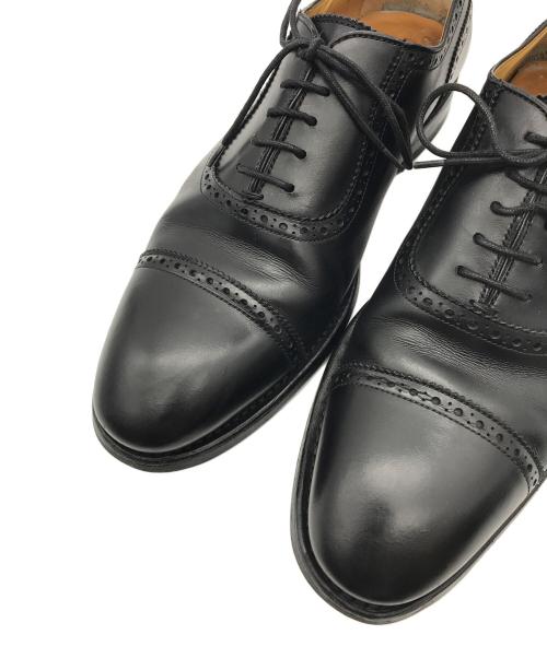 berwick（バーウィック）berwick (バーウィック) メダリオンシューズ ブラック サイズ:8 1/2の古着・服飾アイテム