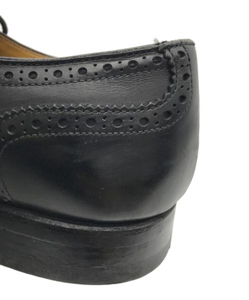berwick（バーウィック）berwick (バーウィック) メダリオンシューズ ブラック サイズ:8 1/2の古着・服飾アイテム