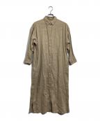 URBAN RESEARCH DOORSアーバンリサーチドアーズ）の古着「長袖ワンピース」｜ベージュ