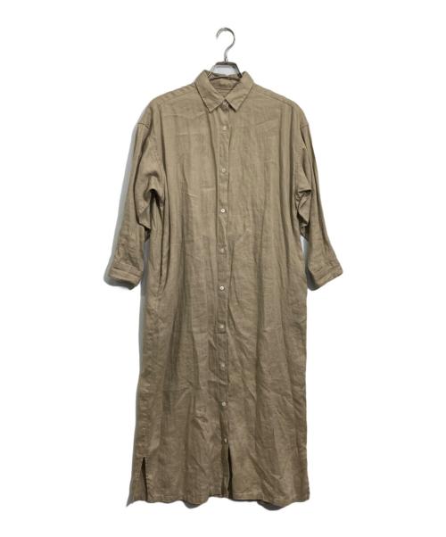 URBAN RESEARCH DOORS（アーバンリサーチドアーズ）URBAN RESEARCH DOORS (アーバンリサーチドアーズ) 長袖ワンピース ベージュ サイズ:Oneの古着・服飾アイテム