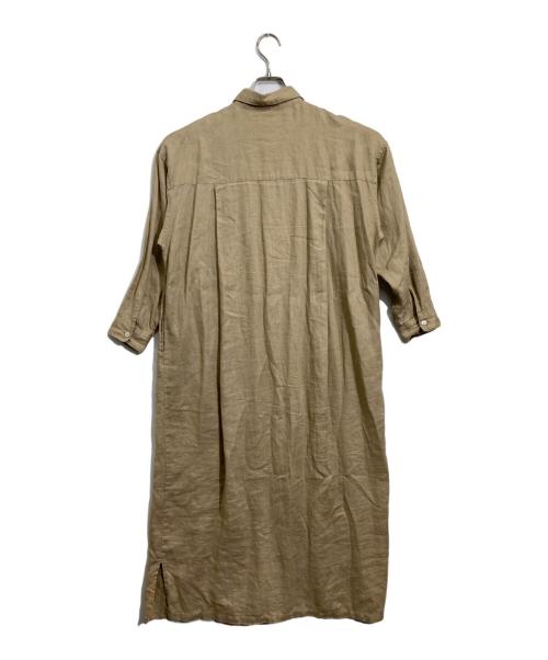 URBAN RESEARCH DOORS（アーバンリサーチドアーズ）URBAN RESEARCH DOORS (アーバンリサーチドアーズ) 長袖ワンピース ベージュ サイズ:Oneの古着・服飾アイテム