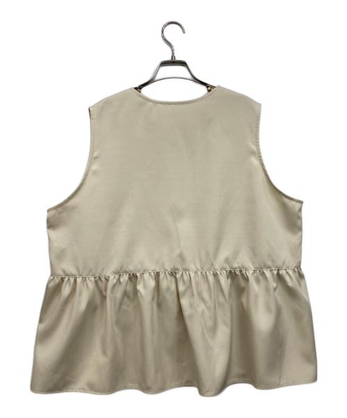 mi and mou（ミーアンドモウ）mi and mou (ミーアンドモウ) ノースリーブブラウス アイボリー サイズ:Freeの古着・服飾アイテム