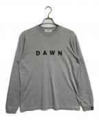 POET MEETS DUBWISEポエットミーツダブワイズ）の古着「プリントカットソー」｜グレー