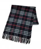 Burberry'sバーバリー）の古着「ノヴァチェックマフラー」｜ネイビー