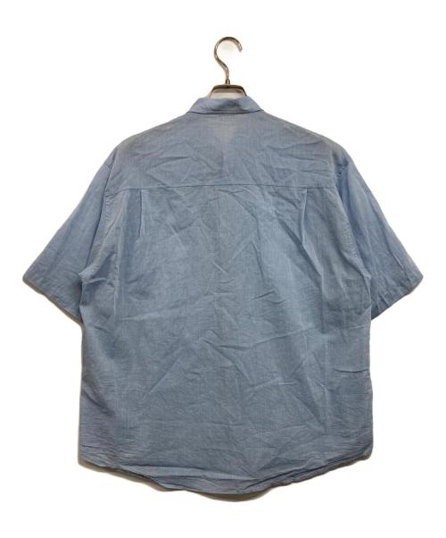 AURALEE（オーラリー）AURALEE (オーラリー) HARD TWIST FINX ORGANDY HALF SLE ブルー サイズ:4の古着・服飾アイテム