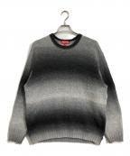 SUPREMEシュプリーム）の古着「Gradient Stripe Sweater」｜ブラック