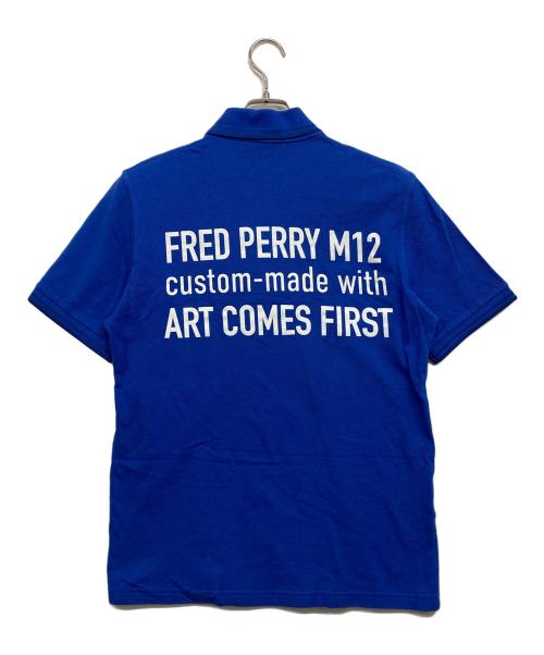 FRED PERRY（フレッドペリー）FRED PERRY (フレッドペリー) ポロシャツ ブルー サイズ:40の古着・服飾アイテム