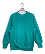 Championチャンピオン）の古着「リバースウィーブスウェット」｜ターコイズ