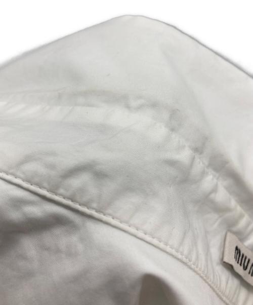 MIU MIU（ミュウミュウ）MIU MIU (ミュウミュウ) 長袖シャツ ホワイト サイズ:36の古着・服飾アイテム