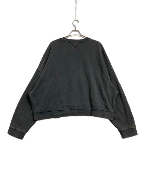 entire studios（エンタイアスタジオ）ENTIRE STUDIOS (エンタイアスタジオ) フェードvガゼットショートスウェット ブラック サイズ:XLの古着・服飾アイテム