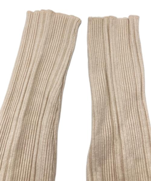 Lily Brown（リリーブラウン）Lily Brown (リリーブラウン) エンブロイダリーレイヤードワンピース ベージュ×ラベンダー サイズ:ONEの古着・服飾アイテム