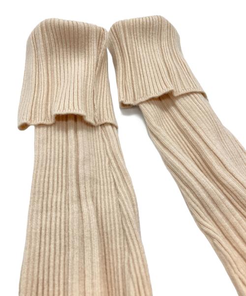 Lily Brown（リリーブラウン）Lily Brown (リリーブラウン) エンブロイダリーレイヤードワンピース ベージュ×ラベンダー サイズ:ONEの古着・服飾アイテム