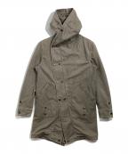 Junhashimotoジュンハシモト）の古着「MILITARY WRAP COAT」｜グレー