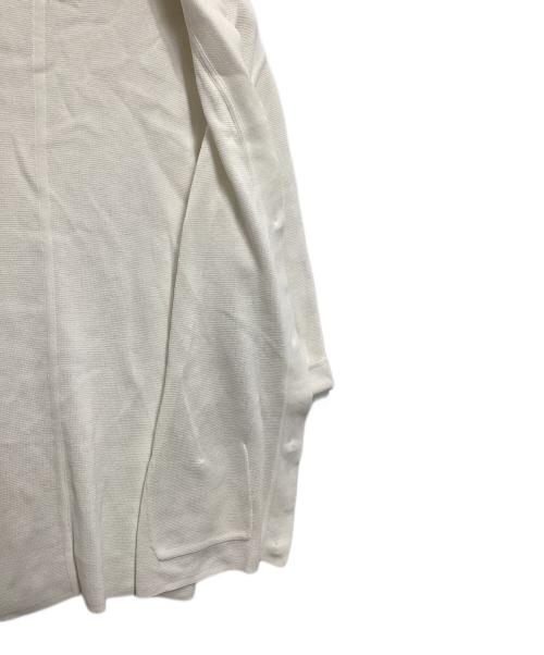 Salvatore Ferragamo（サルヴァトーレ フェラガモ）Salvatore Ferragamo (サルヴァトーレ フェラガモ) 7分丈ニットカーディガン ホワイト サイズ:Sの古着・服飾アイテム