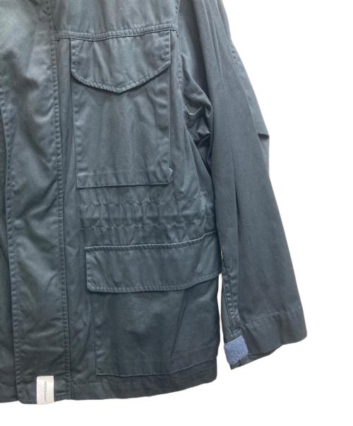 DESCENDANT（ディセンダント）DESCENDANT (ディセンダント) コットンツイルミリタリージップジャケット ブラック サイズ:2の古着・服飾アイテム