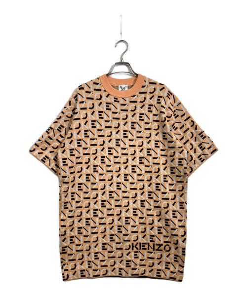 KENZO（ケンゾー）KENZO (ケンゾー) MONOGRAM DRESS/モノグラムドレス オレンジ サイズ:XSの古着・服飾アイテム