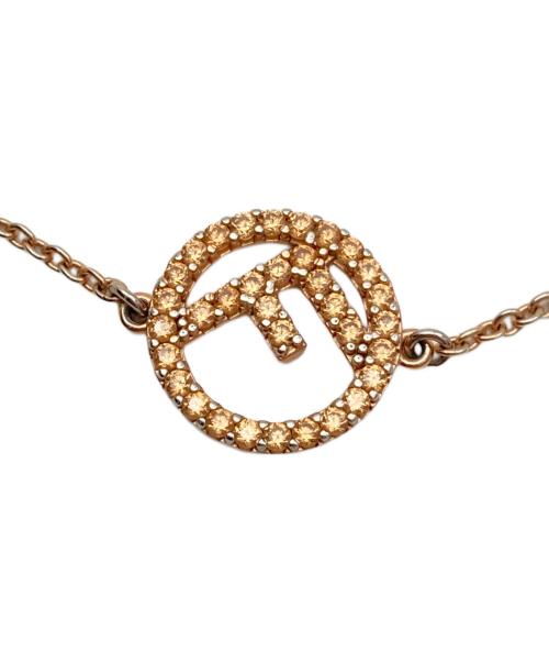 FENDI（フェンディ）FENDI (フェンディ) Fロゴモチーフ ブレスレット ゴールドの古着・服飾アイテム