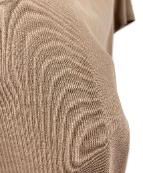 HER LIP TO（ハーリップトゥ）Her lip to (ハーリップトゥ) 半袖カットソーワンピース ベージュ サイズ:Freeの古着・服飾アイテム