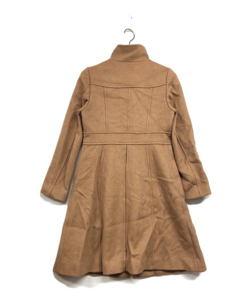 BLUE LABEL CRESTBRIDGE（ブルーレーベルクレストブリッジ）BLUE LABEL CRESTBRIDGE (ブルーレーベルクレストブリッジ) ファインウールスタンドカラーコート ベージュ サイズ:38の古着・服飾アイテム