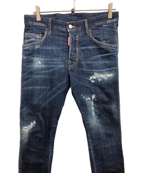 DSQUARED2（ディースクエアード）DSQUARED2 (ディースクエアード) SKATER JEANS インディゴ サイズ:44の古着・服飾アイテム