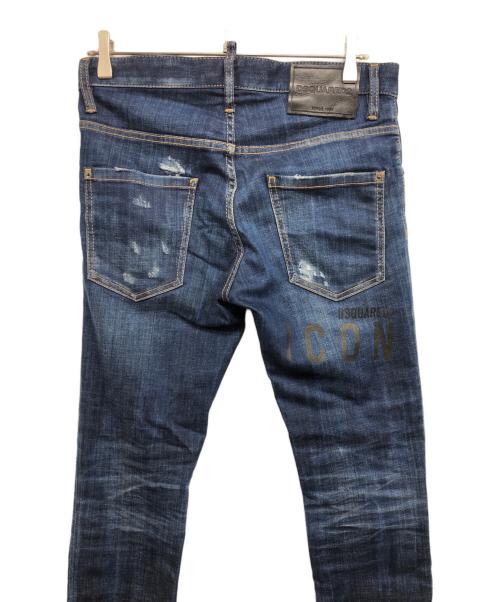 DSQUARED2（ディースクエアード）DSQUARED2 (ディースクエアード) SKATER JEANS インディゴ サイズ:44の古着・服飾アイテム