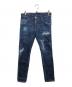 DSQUARED2（ディースクエアード）の古着「SKATER JEANS / スケータージーンズ」｜インディゴ
