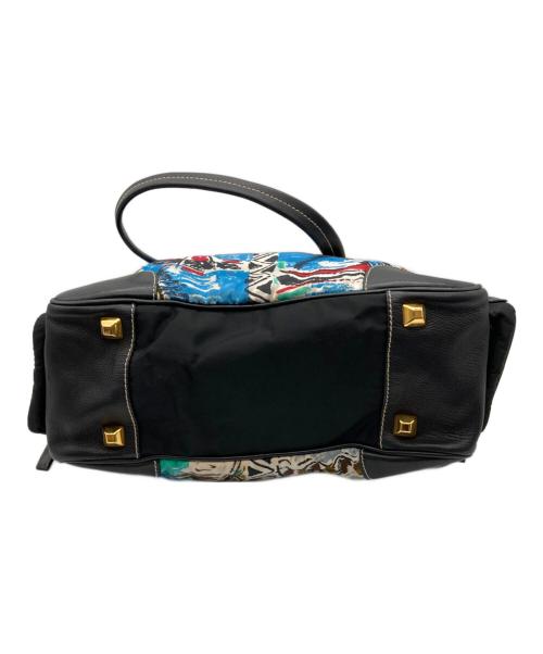 PRADA（プラダ）PRADA (プラダ) 三角ロゴナイロンレザートートバッグ マルチカラーの古着・服飾アイテム