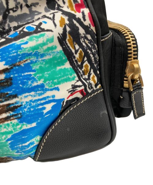 PRADA（プラダ）PRADA (プラダ) 三角ロゴナイロンレザートートバッグ マルチカラーの古着・服飾アイテム