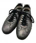 Onitsuka Tigerオニツカタイガー）の古着「レザースニーカー」｜メタリックグレー