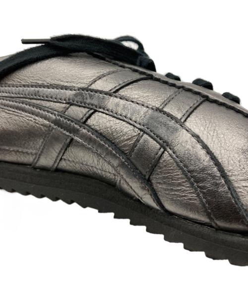 Onitsuka Tiger（オニツカタイガー）Onitsuka Tiger (オニツカタイガー) レザースニーカー メタリックグレー サイズ:25.5cmの古着・服飾アイテム