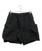 nullヌル）の古着「ナイロンハーフパンツ」｜ブラック