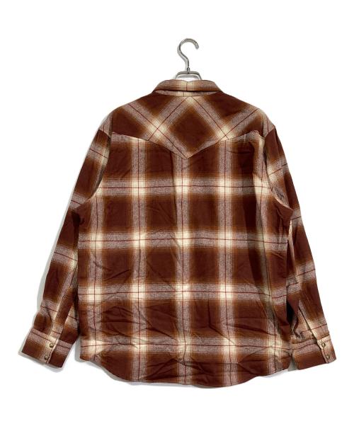 PENDLETON（ペンドルトン）PENDLETON (ペンドルトン) フランネルウエスタンシャツ ブラウン サイズ:XLの古着・服飾アイテム