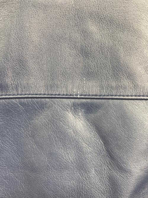 UNDERCOVERISM（アンダーカバーイズム）UNDERCOVERISM (アンダーカバーイズム) カウレザージャケット ネイビーの古着・服飾アイテム