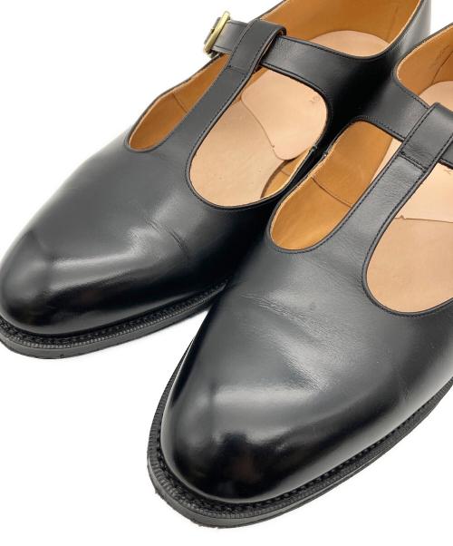 CALMANTHOLOGY（カルマンソロジー）CALMANTHOLOGY (カルマンソロジー) T.STRAP SHOE ブラック サイズ:UK8の古着・服飾アイテム