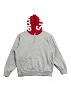 SUPREMEシュプリーム）の古着「Contrast Hooded Sweatshirt」｜グレー