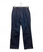 Wisdom Toolウィズダムツール）の古着「デニムタックパンツ」｜インディゴ