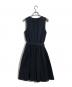 Kate Spade (ケイトスペード) カットワークノースリーブワンピース ブラック サイズ:M：3000円
