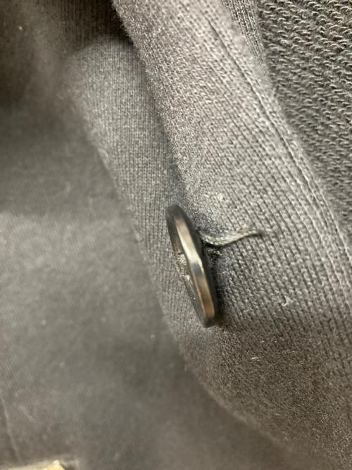 Y’s BANG ON!（ワイズ バングオン）Y’s BANG ON! (ワイズ バングオン) ジップデザイン テーラードジャケット ブラック サイズ:2の古着・服飾アイテム