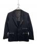 Y’s BANG ON!（ワイズ バングオン）の古着「ジップデザイン テーラードジャケット」｜ブラック