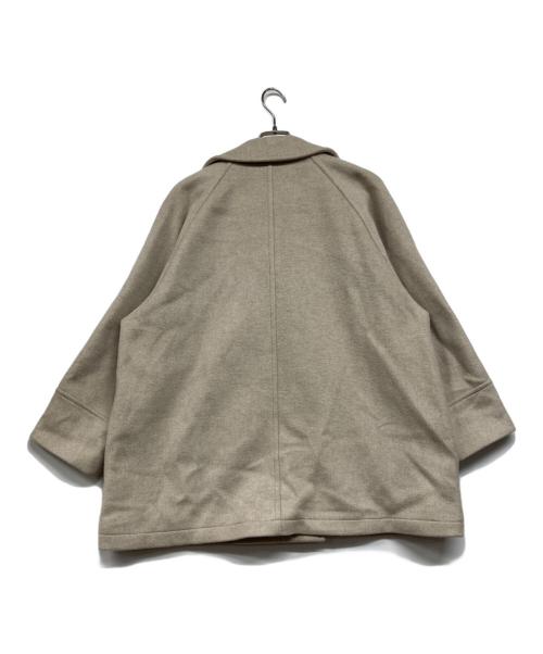 IENA（イエナ）IENA (イエナ) 二重織シャルム オーバーコートカラー アイボリー サイズ:Mの古着・服飾アイテム