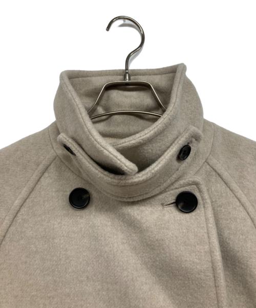 IENA（イエナ）IENA (イエナ) 二重織シャルム オーバーコートカラー アイボリー サイズ:Mの古着・服飾アイテム