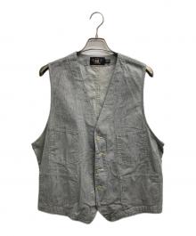 RRL（ダブルアールエル）の古着「コットンワークベスト」｜ブルー